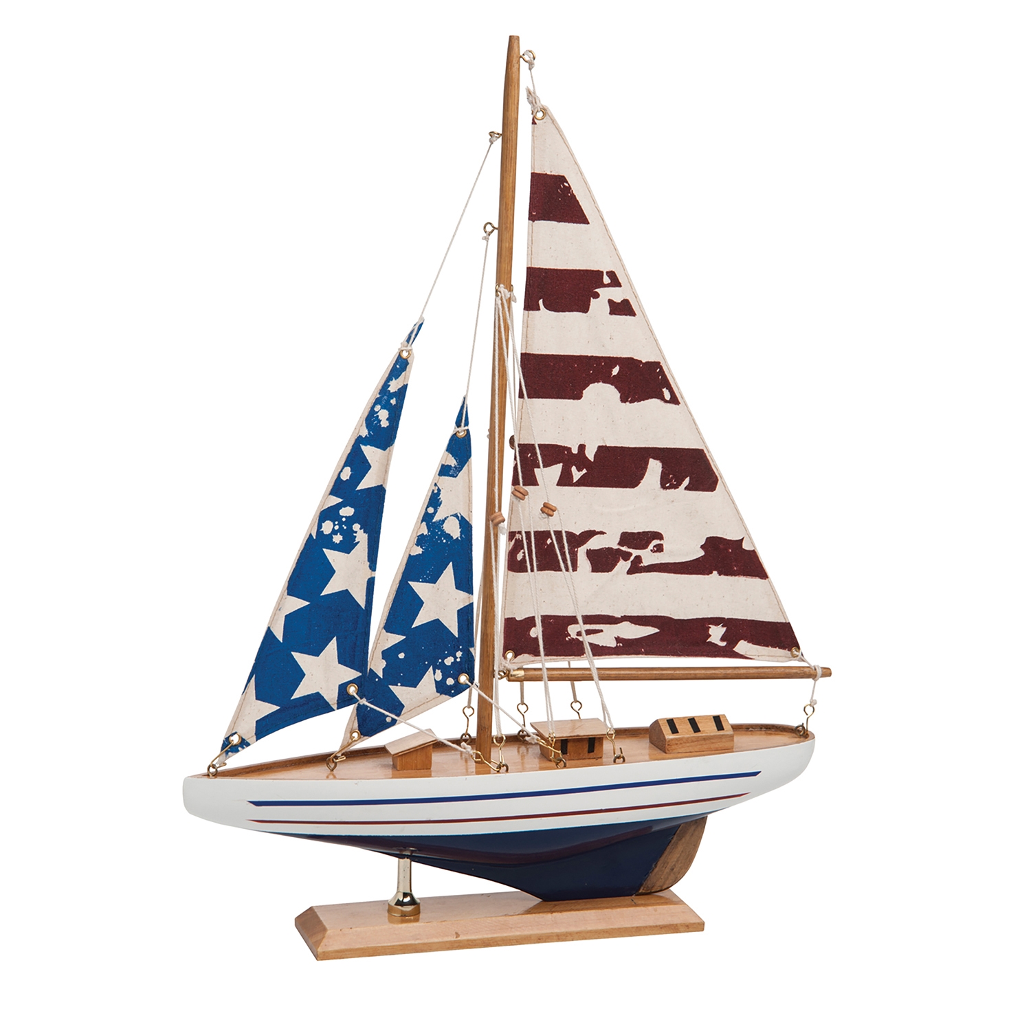 american flag sailboat